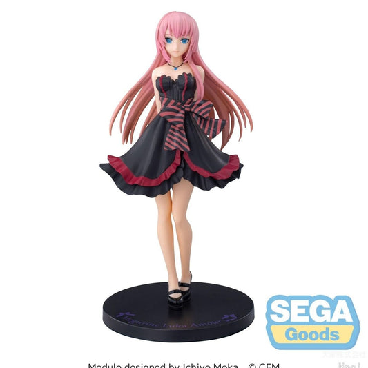 SEGA Super Premium (SPM) Figure of Megurine Luka from the Hatsune Miku Project DIVA Arcade Future Tone game "Amour" outfit