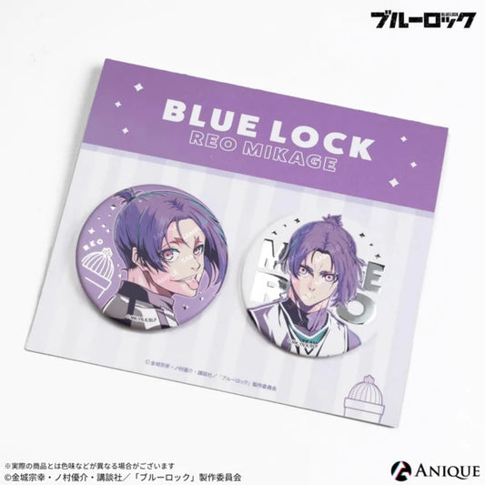 Anique Reo Mikage Jewel Can Badge Set - Blue Lock