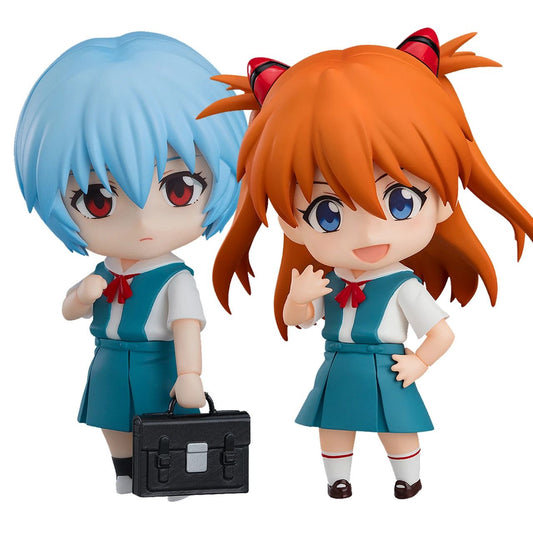 Good Smile Company Rei Ayanami and Asuka Shikinami Langley Nendoroid - Rebuild of Evangelion