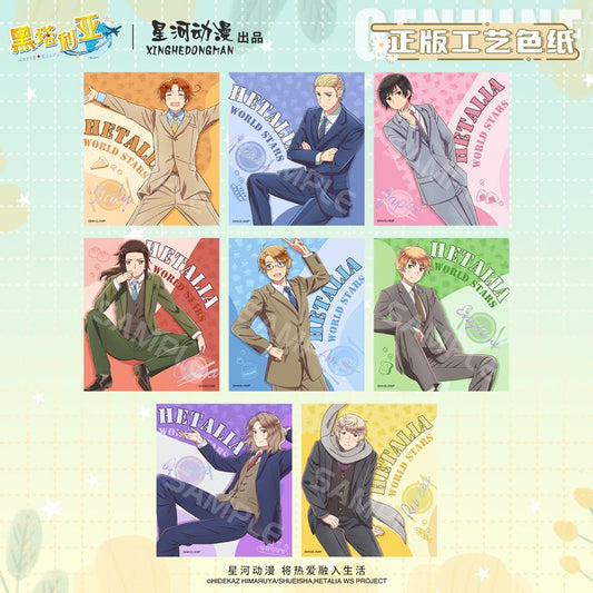 Xinghe Dongman America, England, France, Italy, Germany, Russia, Japan, China (Suit Series) Mini standing shikishi board - Hetalia: World Stars - photo 9