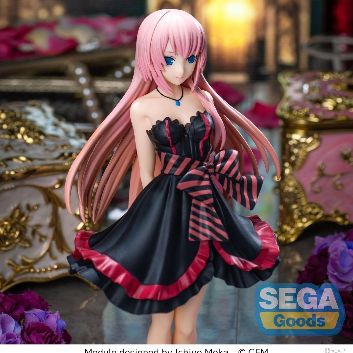 SEGA Super Premium (SPM) Figure of Megurine Luka from the Hatsune Miku Project DIVA Arcade Future Tone game "Amour" outfit