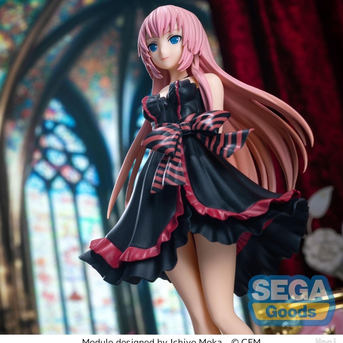 SEGA Super Premium (SPM) Figure of Megurine Luka from the Hatsune Miku Project DIVA Arcade Future Tone game "Amour" outfit