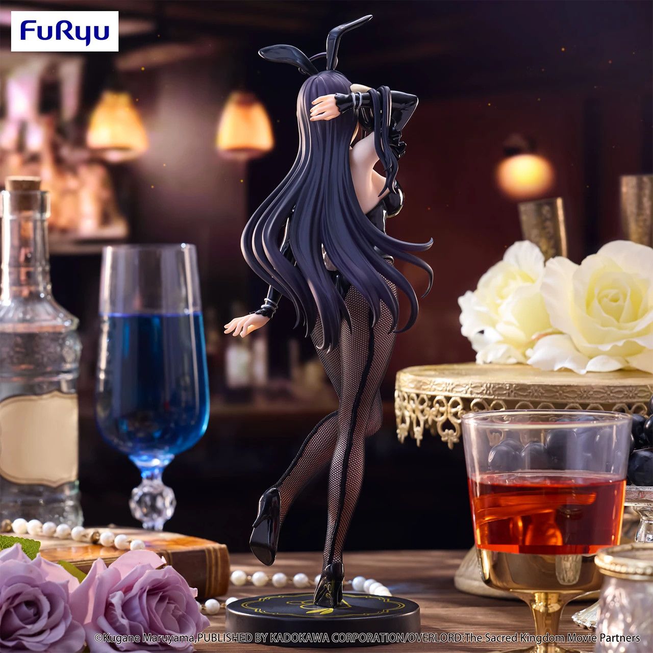 FuRyu BiCute Bunnies Albedo (Black Color Ver.) figure from the Overlord