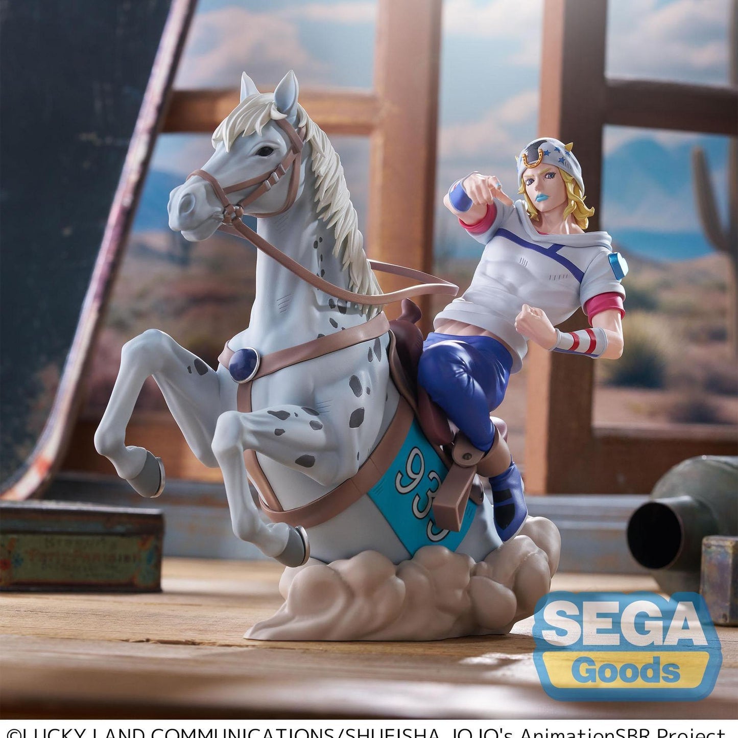 Sega "XrossLink MAX" figures JoJo's Bizarre Adventure Part 7: Steel Ball Run Gyro Zeppeli and Johnny Joestar