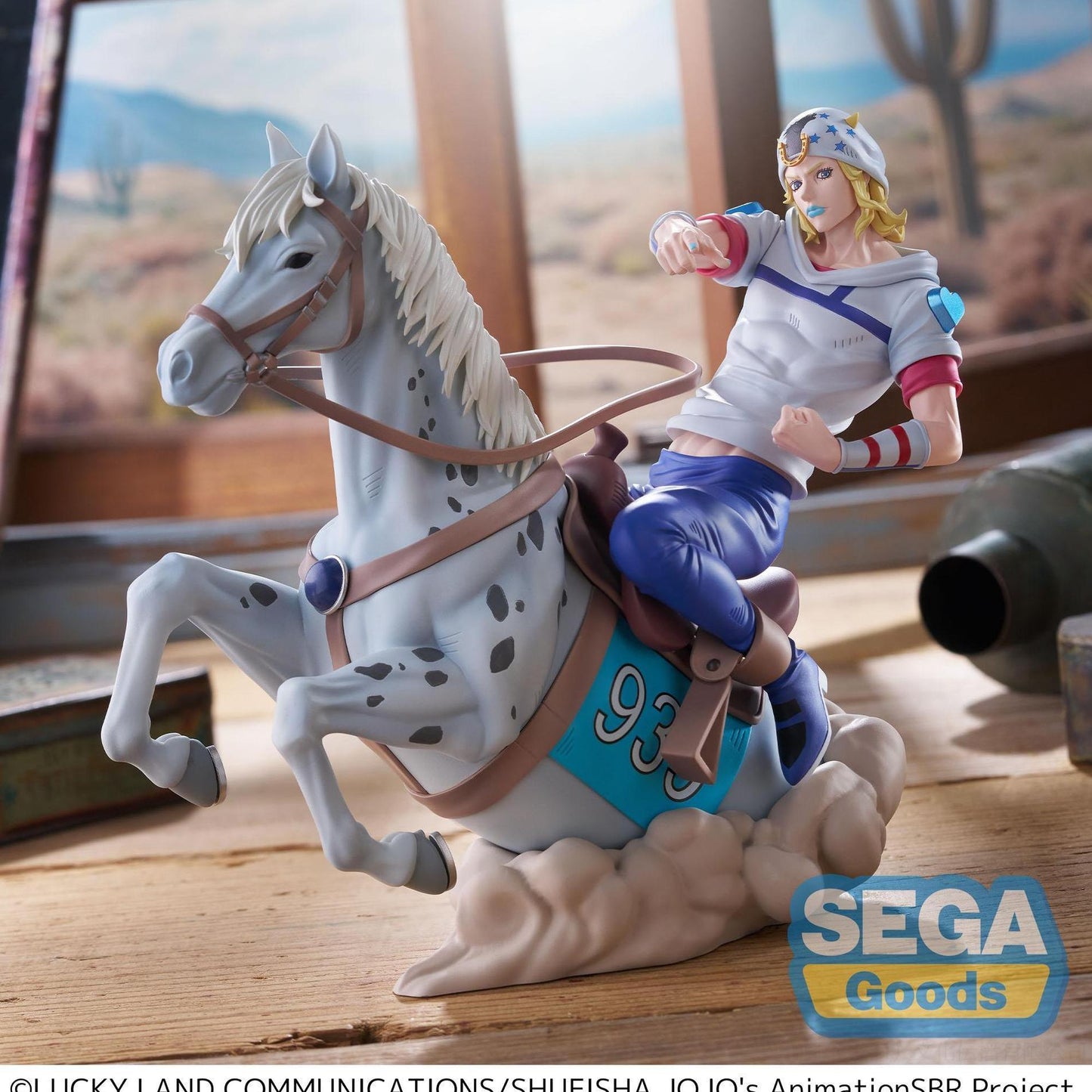Sega "XrossLink MAX" figures JoJo's Bizarre Adventure Part 7: Steel Ball Run Gyro Zeppeli and Johnny Joestar