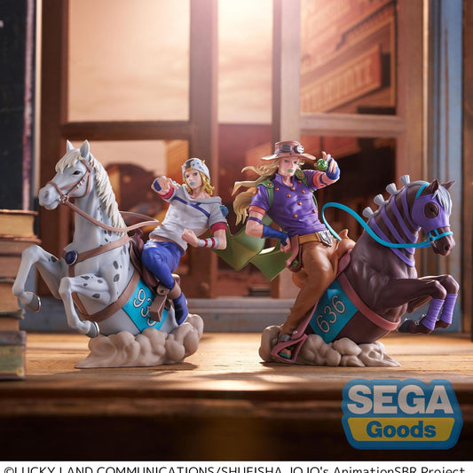Sega "XrossLink MAX" figures JoJo's Bizarre Adventure Part 7: Steel Ball Run Gyro Zeppeli and Johnny Joestar