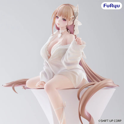 FuRyu Goddess of Victory: Nikke Viper  "Shine of Love" version of their Noodle Stopper Figure in a white swimsuit and an oversized shirt