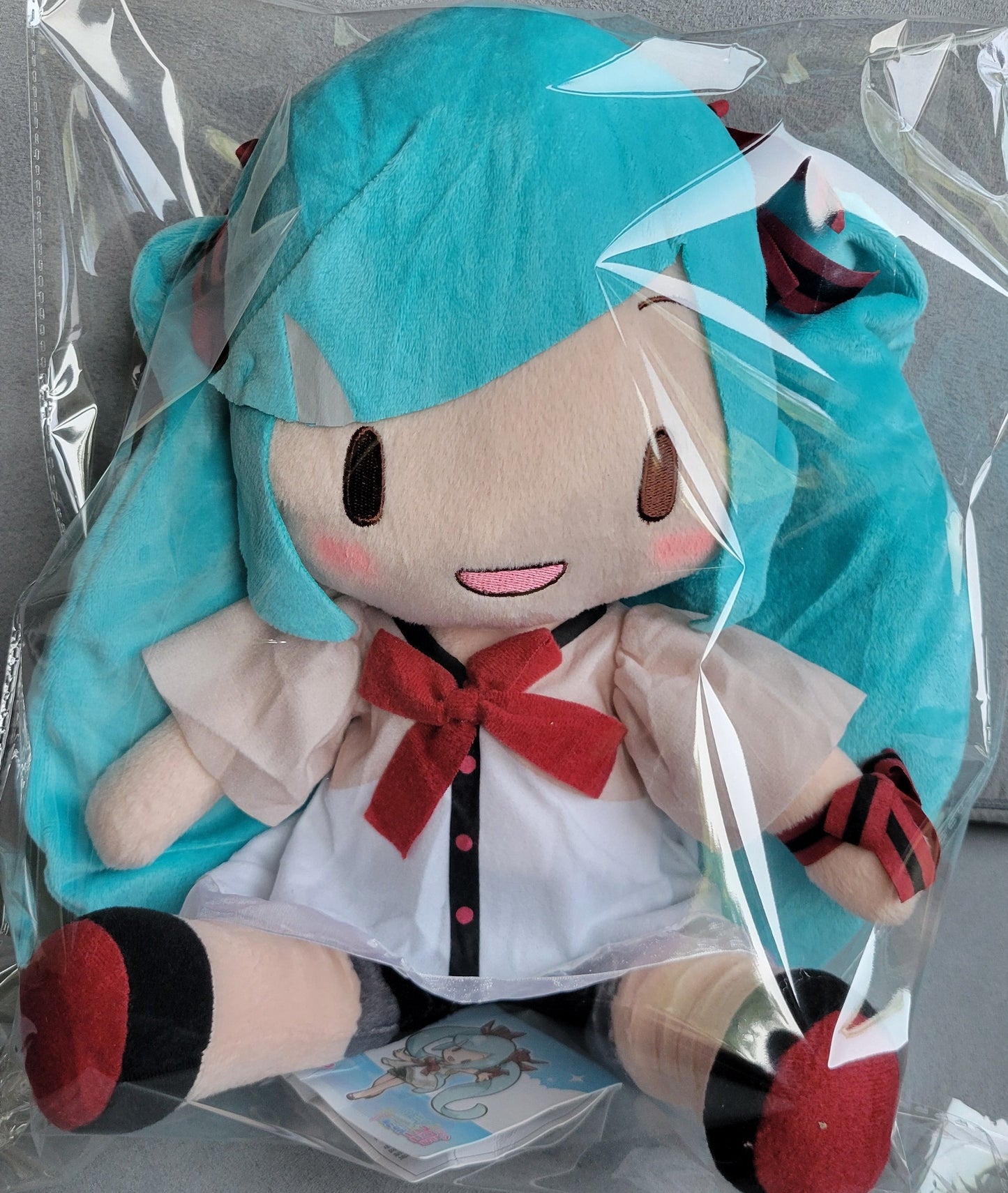 Hatsune Miku Plush Fuwapuchi L Plush Doll VOCALOID Project DIVA MEGA39's Shiny L