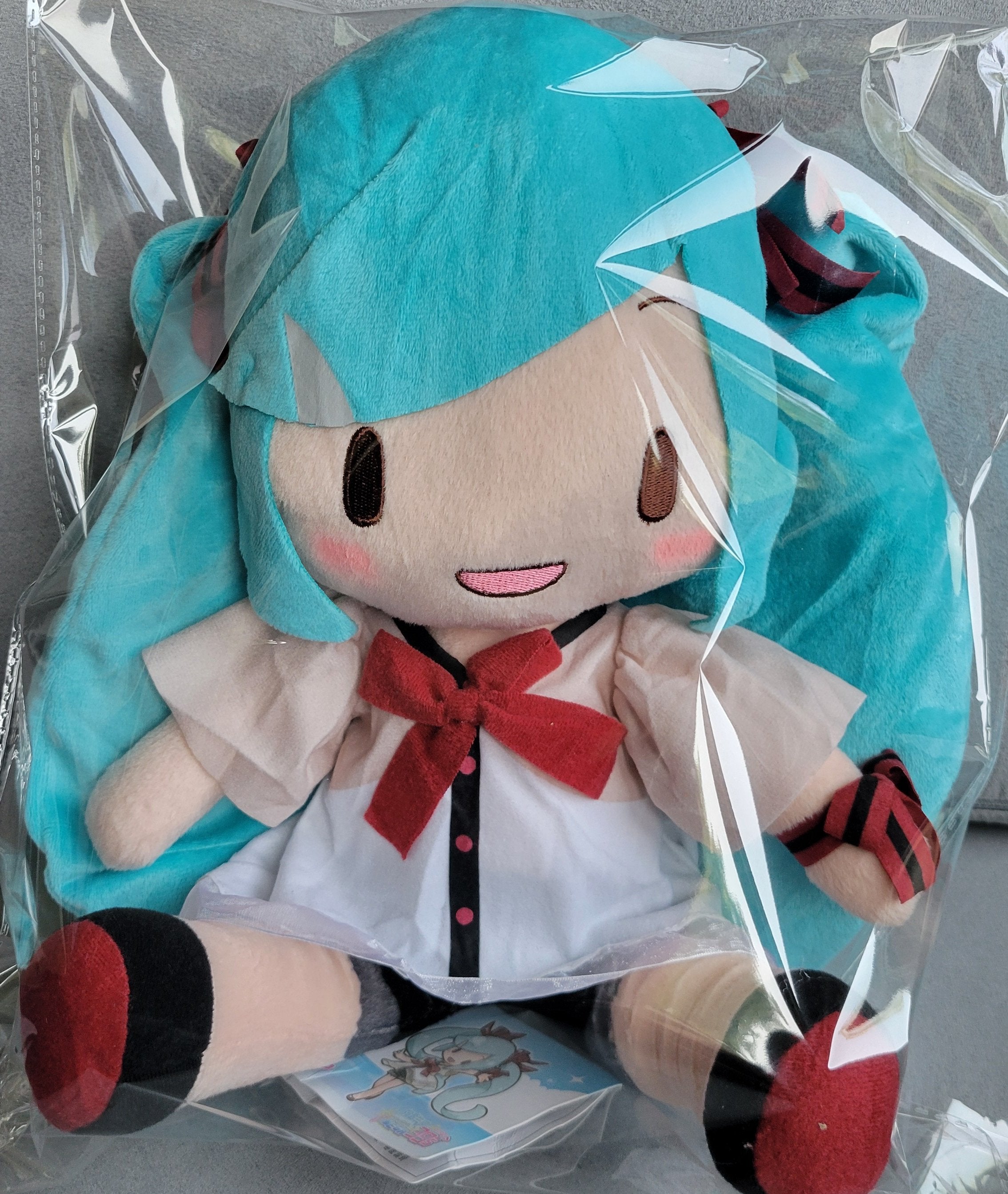 Hatsune Miku Plush Fuwapuchi L Plush Doll VOCALOID Project DIVA MEGA39's Shiny L