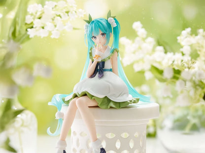 FuRyu Hatsune Miku (Flower Fairy Lily of the Valley) Noodle Stopper Figure - Vocaloid - official photo 1
