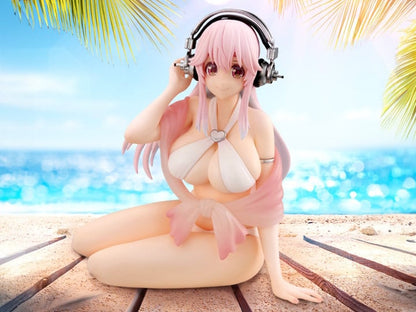 FuRyu Super Sonico (White Bikini ver.) Noodle Stopper - Super Sonico - official photo 1