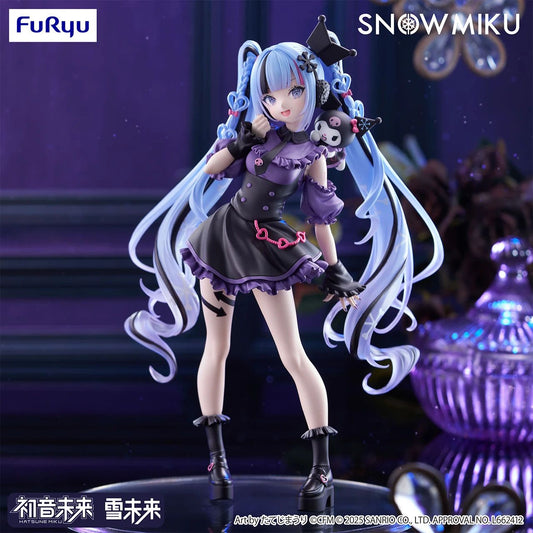 FuRyu Hatsune Miku Trio-Try-iT Figure - Snow Miku x Kuromi