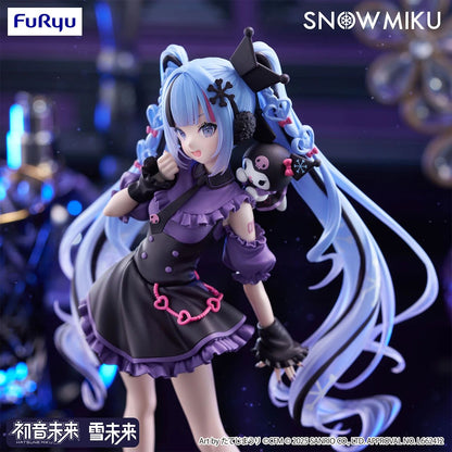 FuRyu Hatsune Miku Trio-Try-iT Figure - Snow Miku x Kuromi