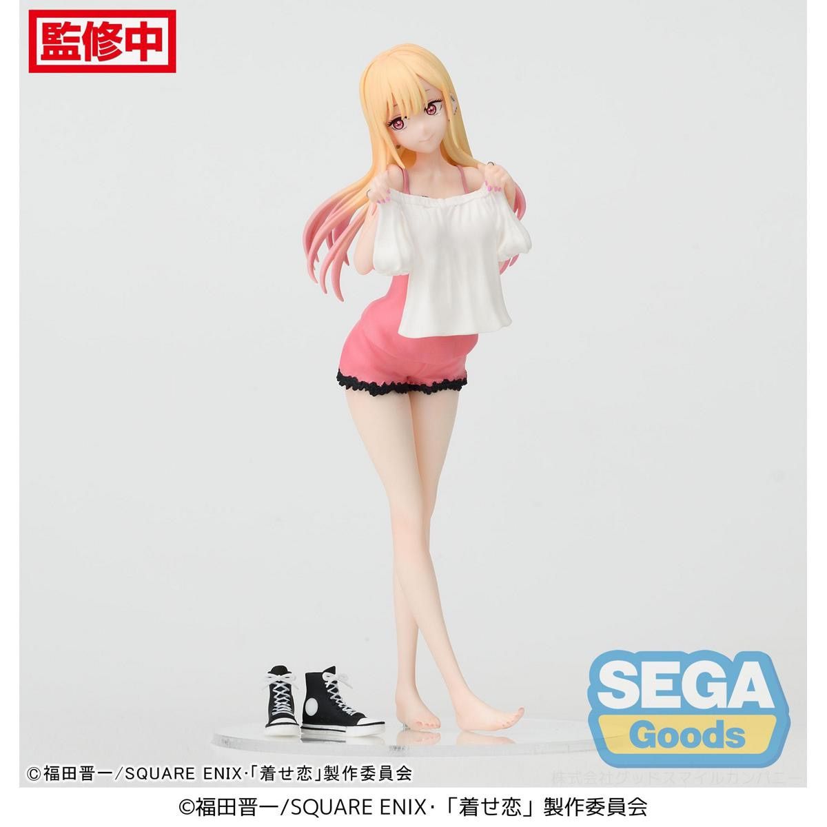 SEGA Luminasta figures My Dress-Up Darling Marin Kitagawa "Trying On" version