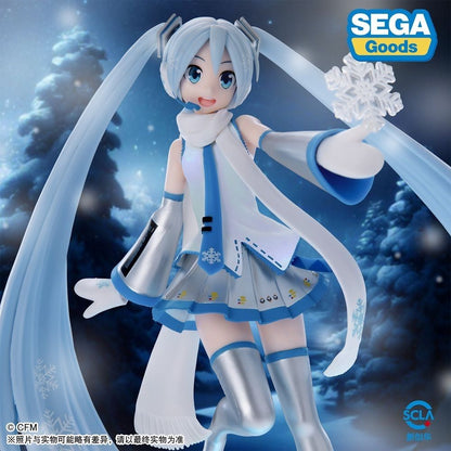 SEGA Hatsune Miku Series Luminasta Snow Miku (Snow Miku Sky Town Ver.) collectible figure