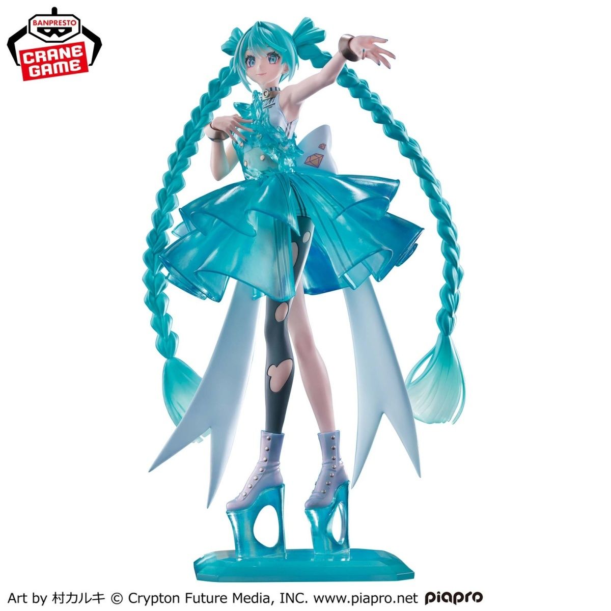 Banpresto Hatsune Miku Evolve Clearluxe Emerald Gem Figure
