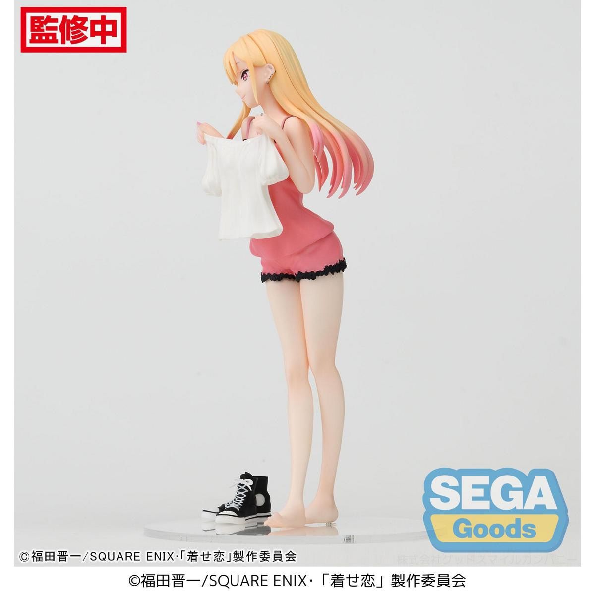 SEGA Luminasta figures My Dress-Up Darling Marin Kitagawa "Trying On" version