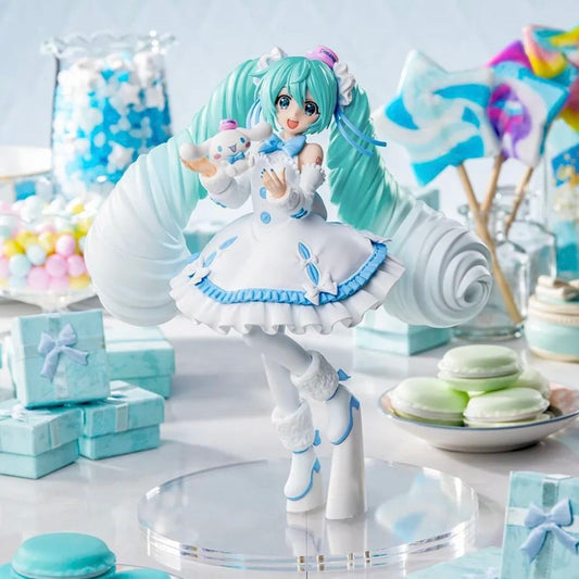 SEGA Luminasta Hatsune Miku x Cinnamoroll White Dress Version figure