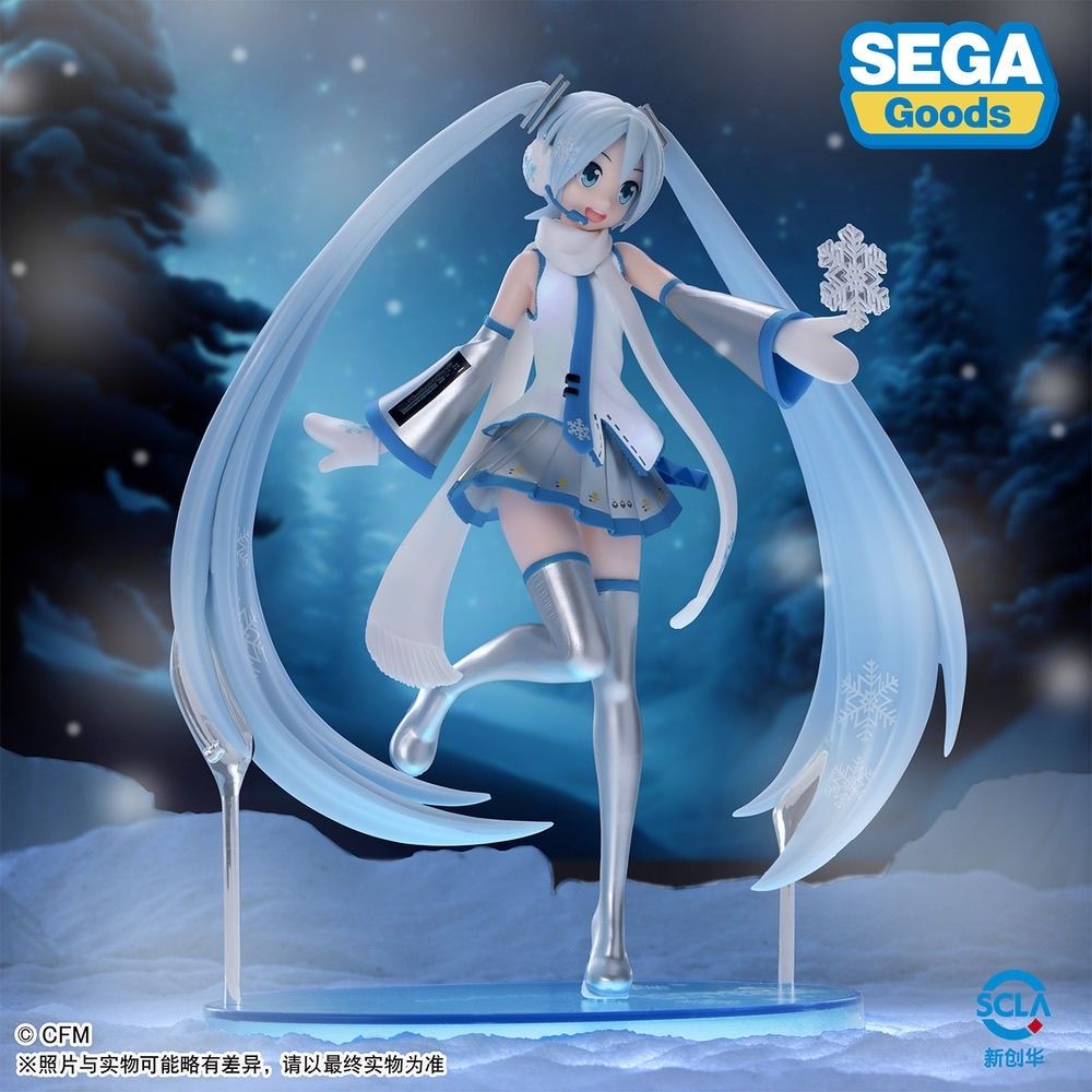 SEGA Hatsune Miku Series Luminasta Snow Miku (Snow Miku Sky Town Ver.) collectible figure