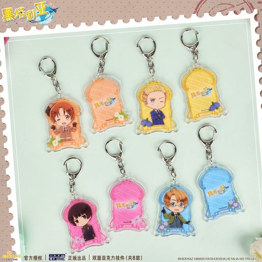 Boom Comic America, China, Russia, England, Germany, Italy, France, Japan (Rectangle, Double-Sided) World Stars - Hetalia: World Stars
