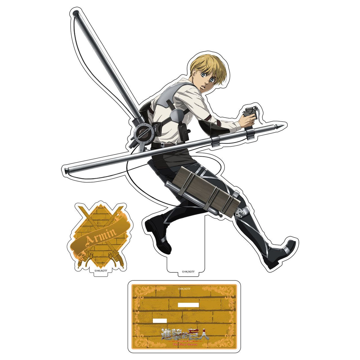 Boom Comic Eren, Mikasa, Armin, Levi (Character Emblem Base) The Final Season - Attack on Titan - photo 2