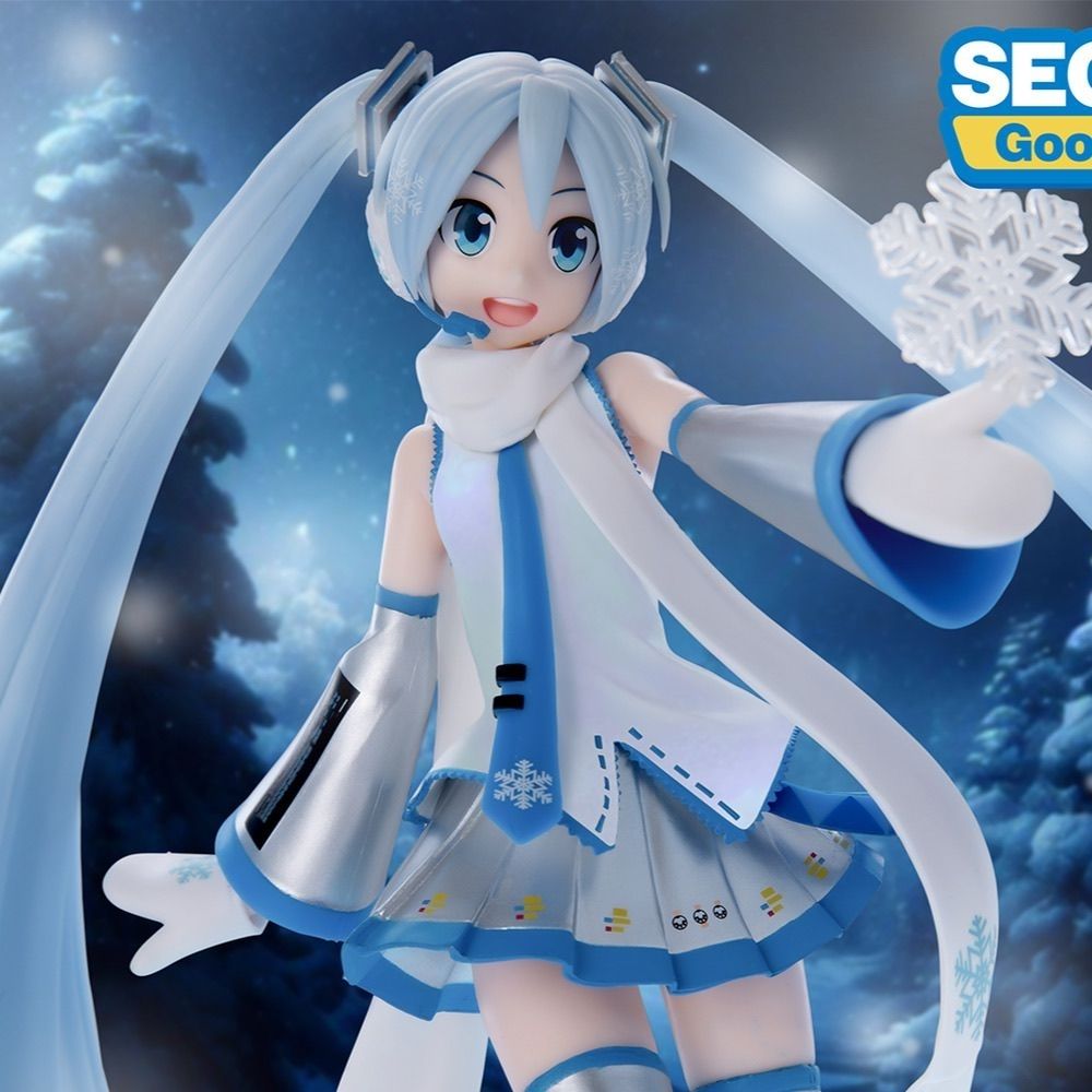 SEGA Hatsune Miku Series Luminasta Snow Miku (Snow Miku Sky Town Ver.) collectible figure