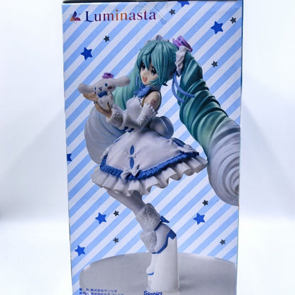 SEGA Luminasta Hatsune Miku x Cinnamoroll White Dress Version figure