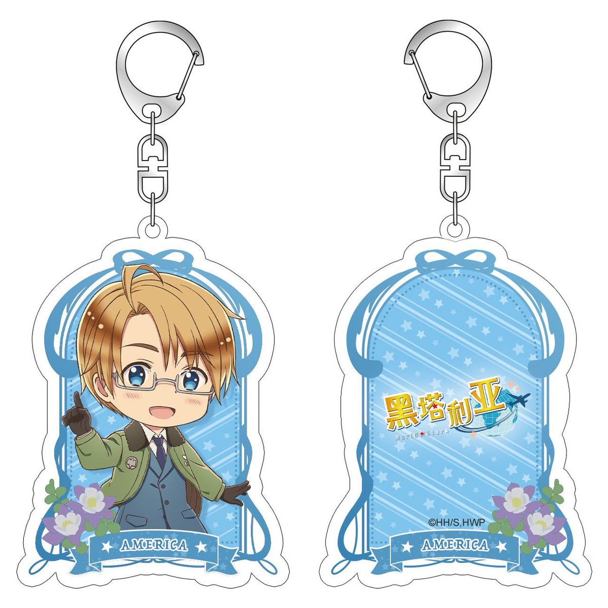 Boom Comic America, China, Russia, England, Germany, Italy, France, Japan (Rectangle, Double-Sided) World Stars - Hetalia: World Stars - photo 2