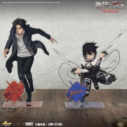 Boom Comic Eren, Mikasa, Armin, Levi (Character Emblem Base) The Final Season - Attack on Titan - photo 8