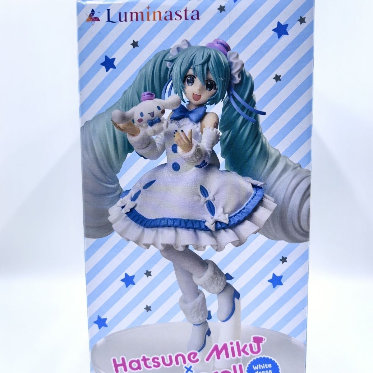 SEGA Luminasta Hatsune Miku x Cinnamoroll White Dress Version figure