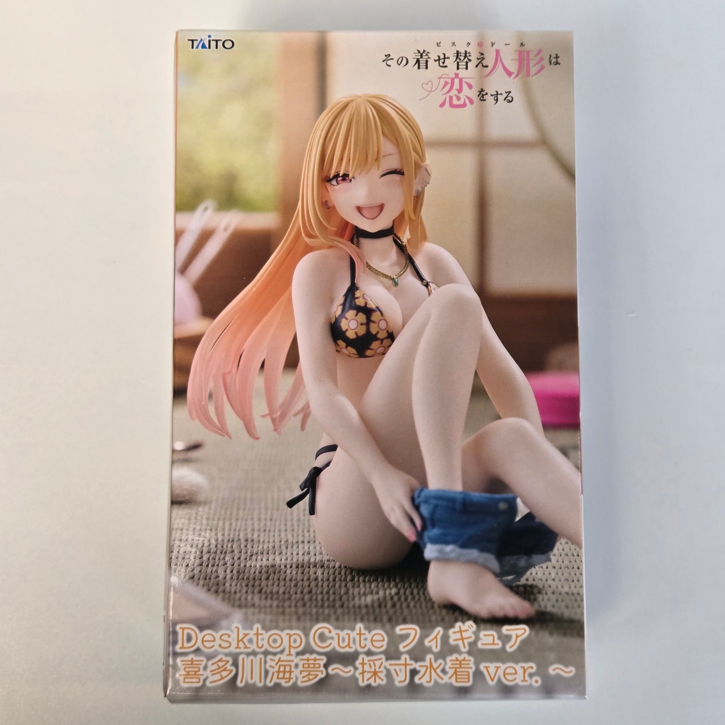 Taito My Dress-Up Darling Desktop Cute Figure - Marin Kitagawa (Measured Swimsuit Ver.)